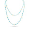 blue topaz faceted ovals and yellow gold delicate textured links long necklace <span class='visuallyhidden'>Call, text 323-404-2959 for shopping help.</span>